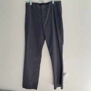BONOBOS Men's Friday Gray‎ Chino Pants Size 33x32 Flat Front Straight Leg